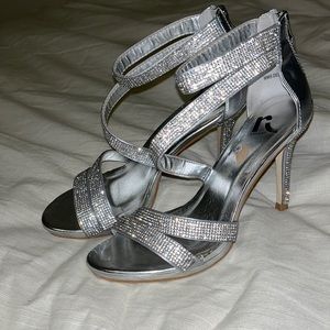 Silver heels
